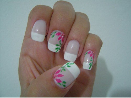 photo of decorated nails for a debutante