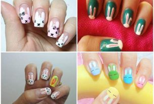 Nails decorated for Easter - Beauty and Fashion Website