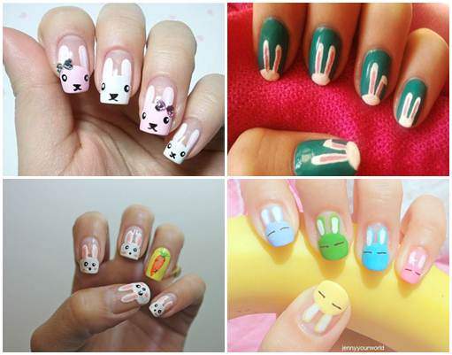 Nails decorated for Easter - Beauty and Fashion Website