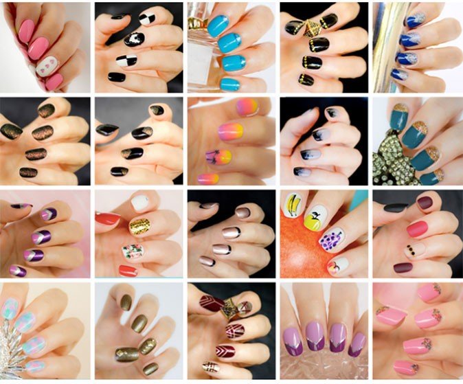 What is the most beautiful model of decorated nails?