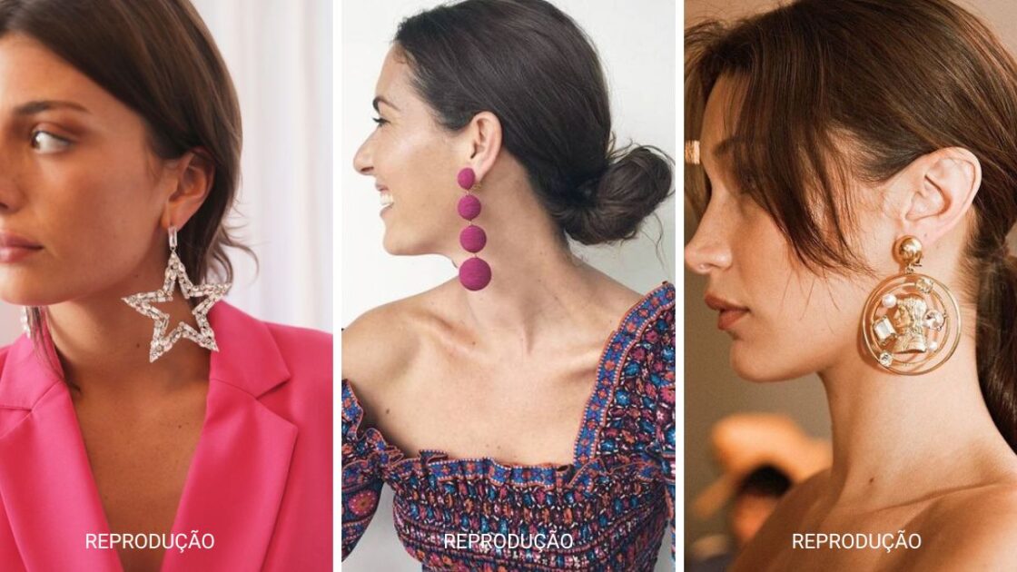 Statement earrings are one of the 8 winter 2024 fashion trends