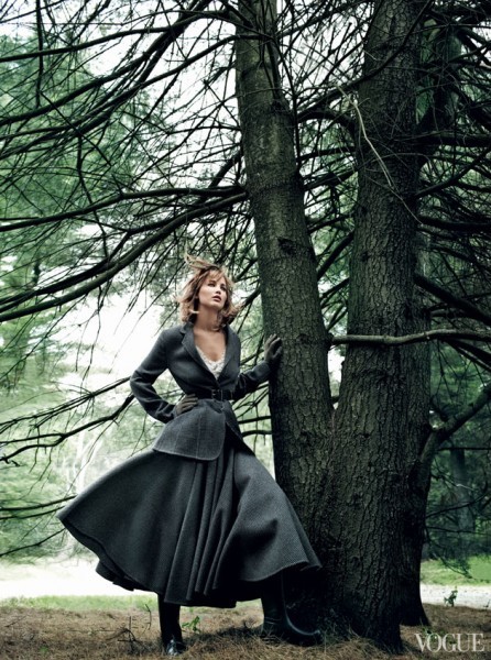 Jennifer Lawrence poses for Vogue