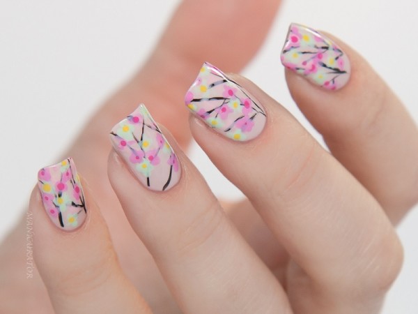 floral nail model