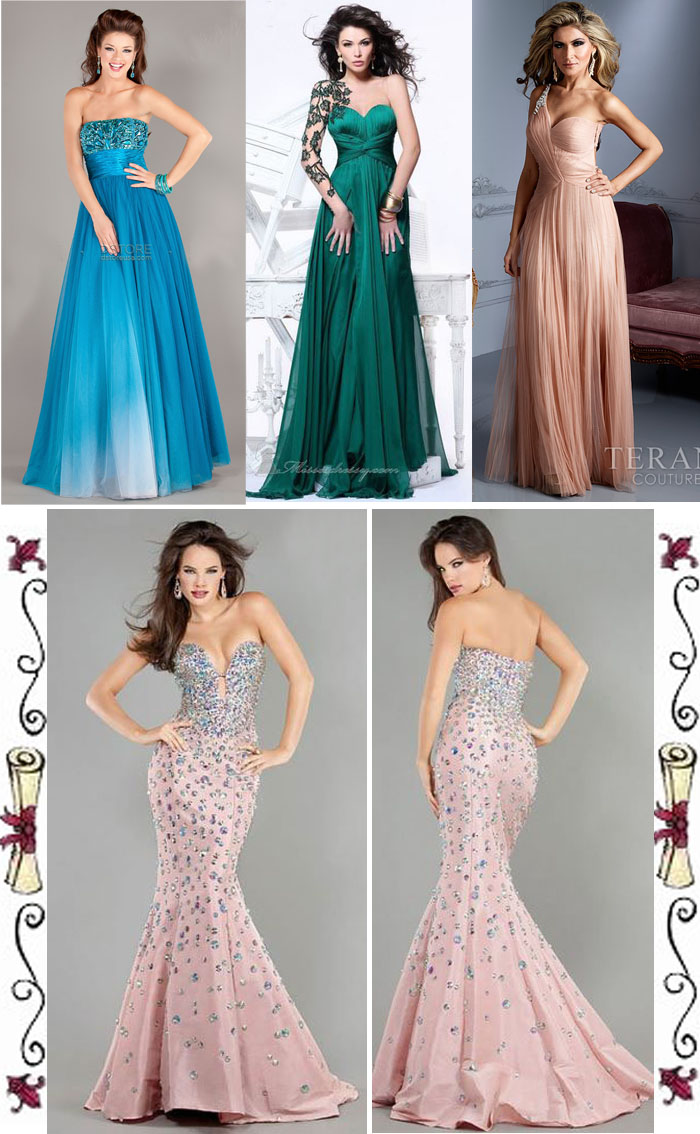 beautiful long dresses for prom