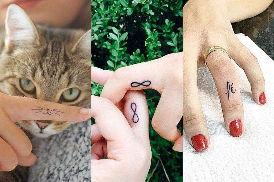 Finger tattoos: check out 100 ideas for inspiration