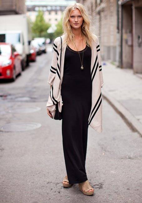 Maxi dresses: tips on how to combine the trendy piece + inspiration