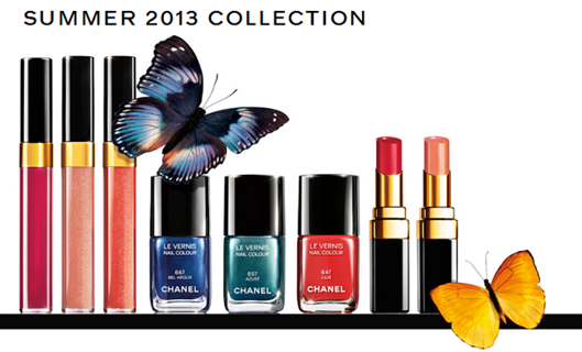 Chanel's new makeup collection launched: "Butterfly Summer"