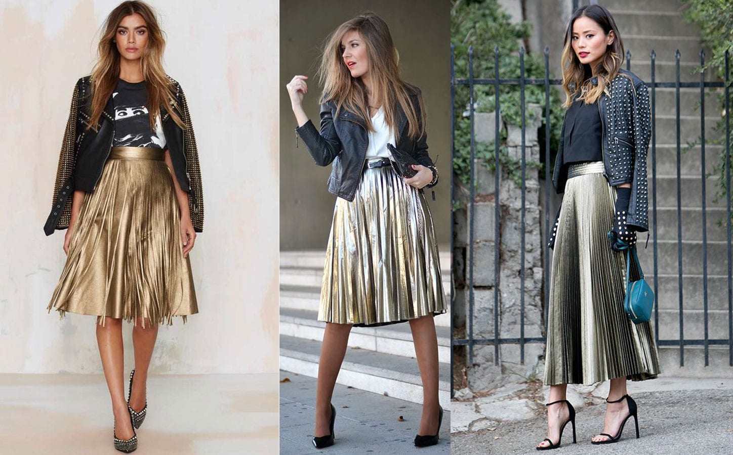 Metallics – Inspirations and tips on how to wear looks in this shade