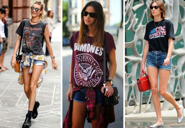 Looks with denim shorts - how to wear them in all styles