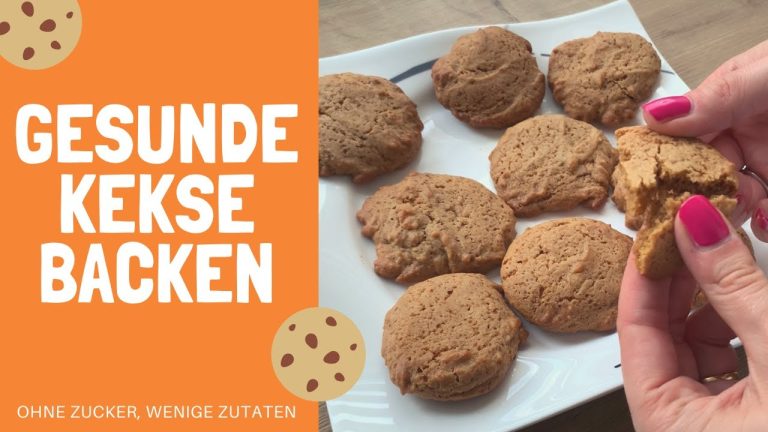 Gesunde Kekse Backen 🍪 Zuckerfreie Cookies – Einfaches Rezept 🍪