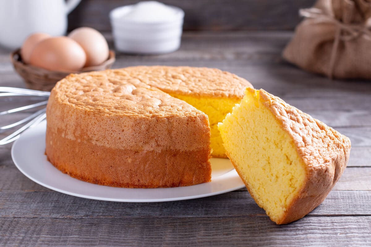 Bolo pão de ló tradicional