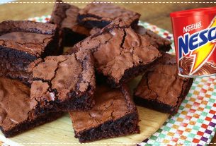 A melhor receita de brownie de Nescau do mundo, fácil e barata