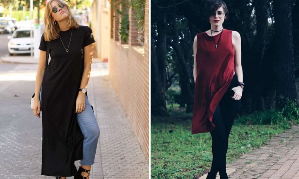 Learn how to create looks with elongated t-shirts