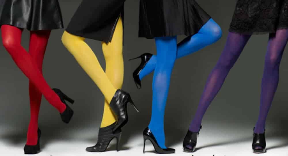 5 tips for wearing colored pantyhose without fear!