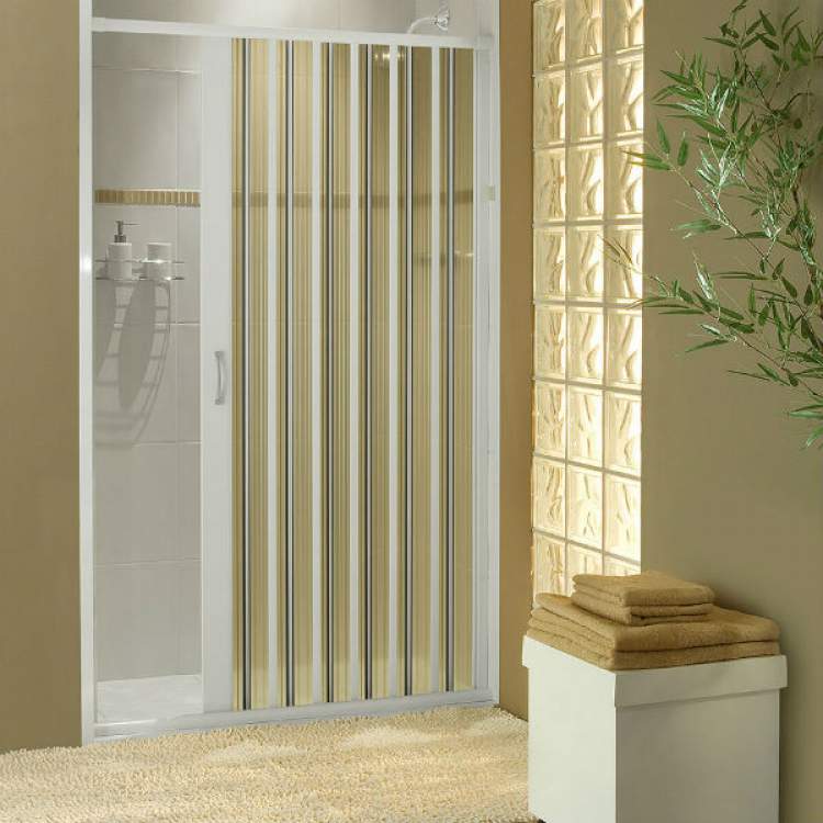 Sliding door to make a small bathroom more spacious