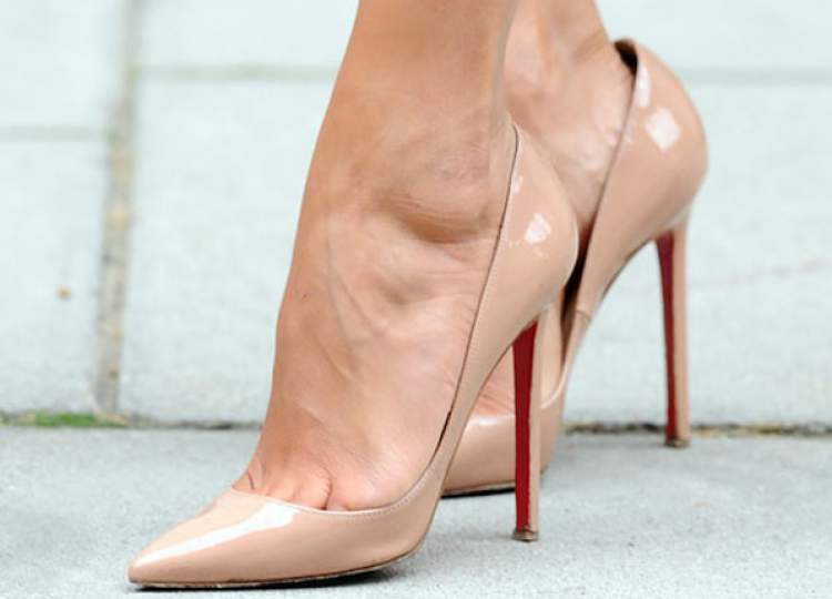 high heel and pointed toe shoes