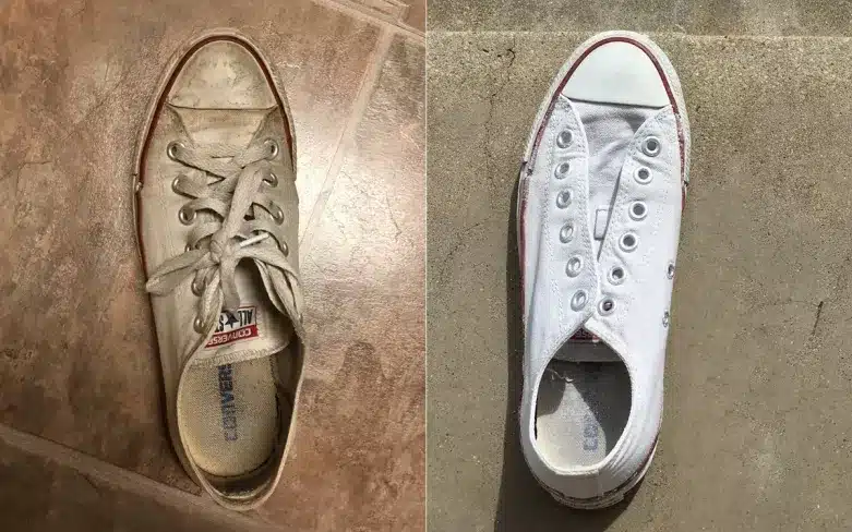 5 tricks for cleaning white sneakers and tips on how to store them