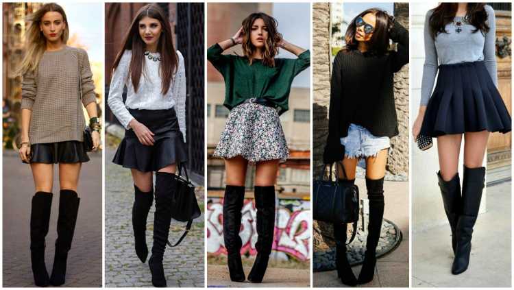 Discover 5 ways to wear over-the-knee boots in winter 2018