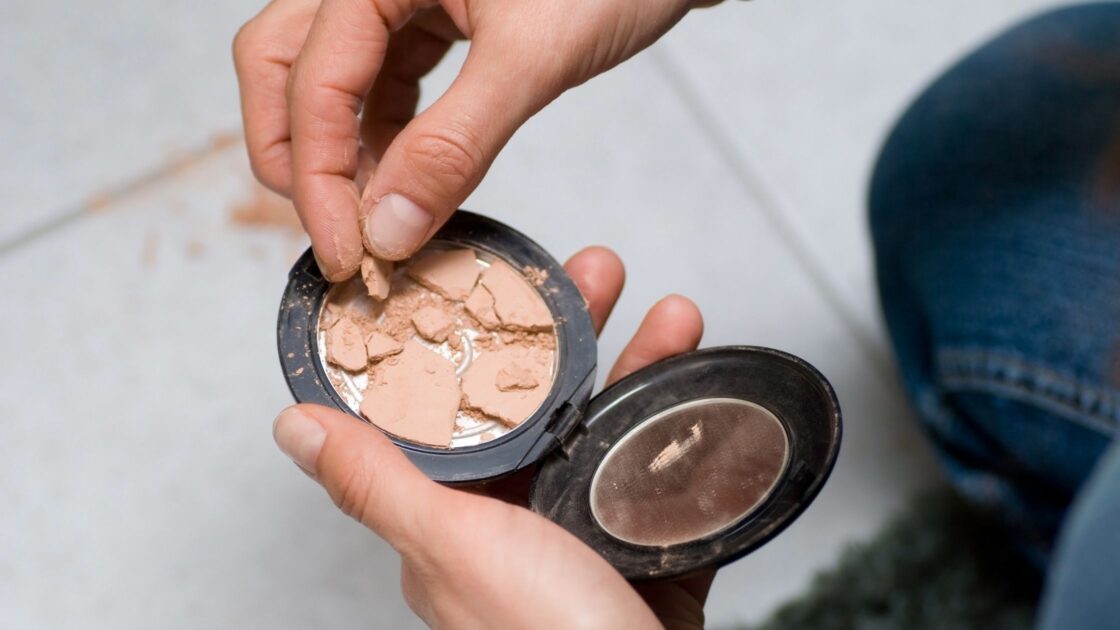 Learn how to recover broken or dried-out makeup items