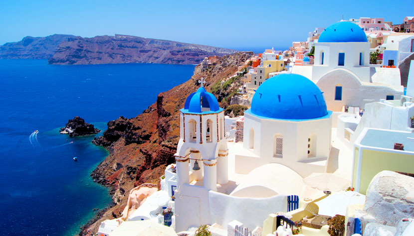 Santorini in Greece