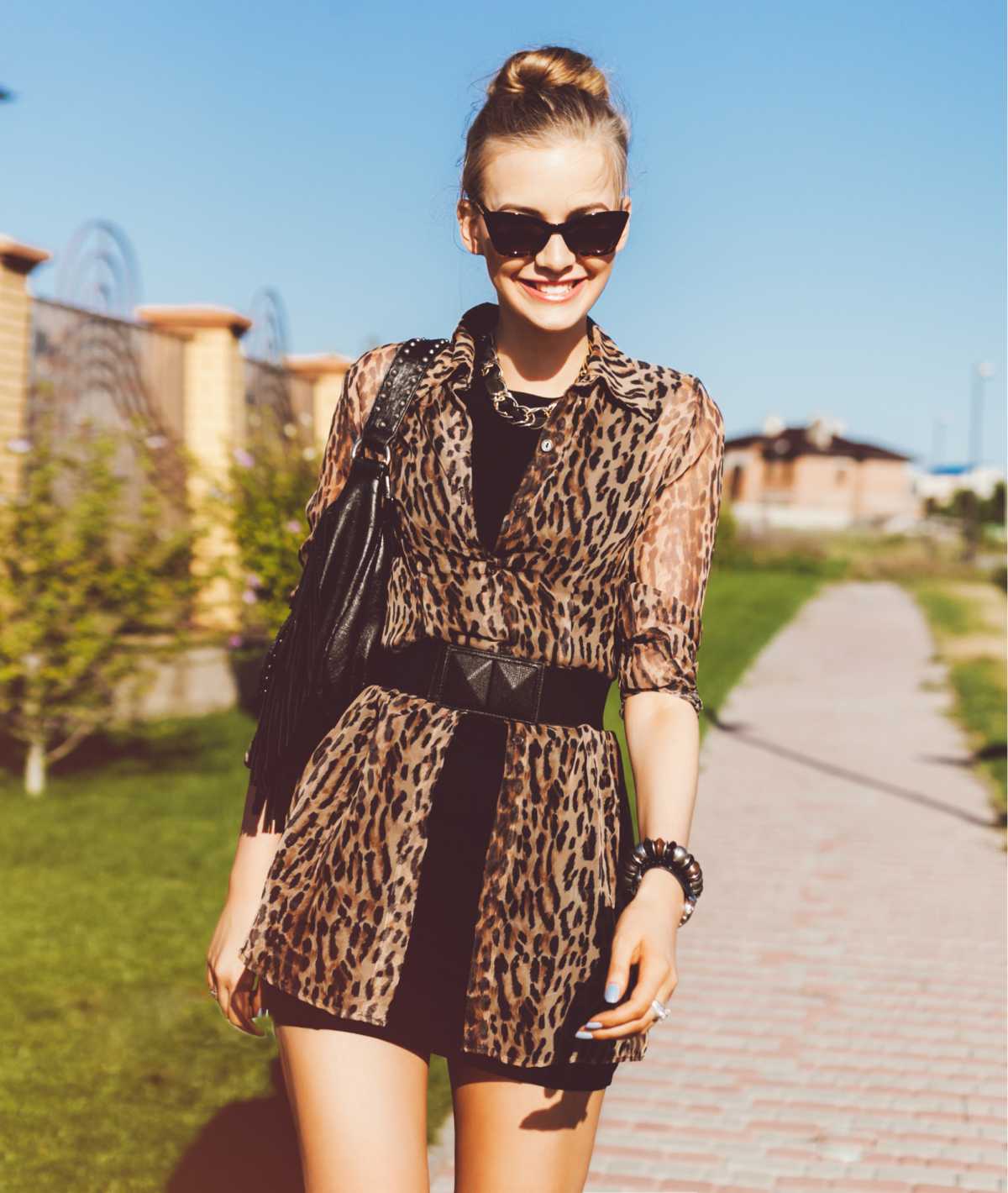 animal print jumpsuit