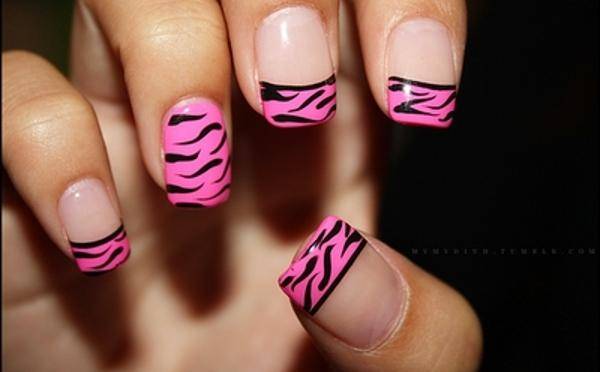 animal print nails