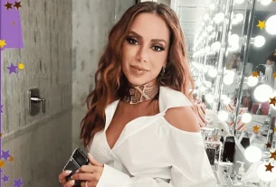 Anitta no Caldeirão embrasse le poète idole et divertit le public