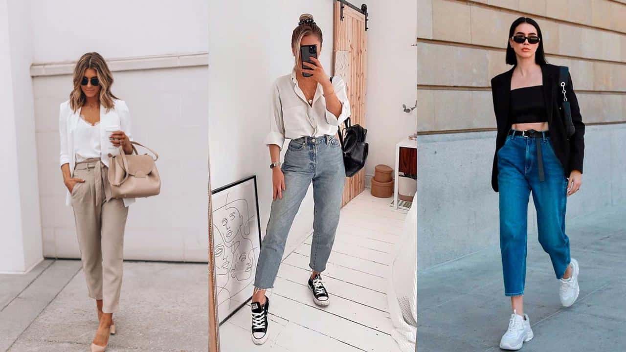 Pantalon baggy - looks décontractés