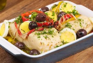 Receita de bacalhau ao forno