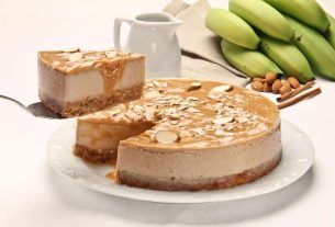 Receita de cheesecake de banana