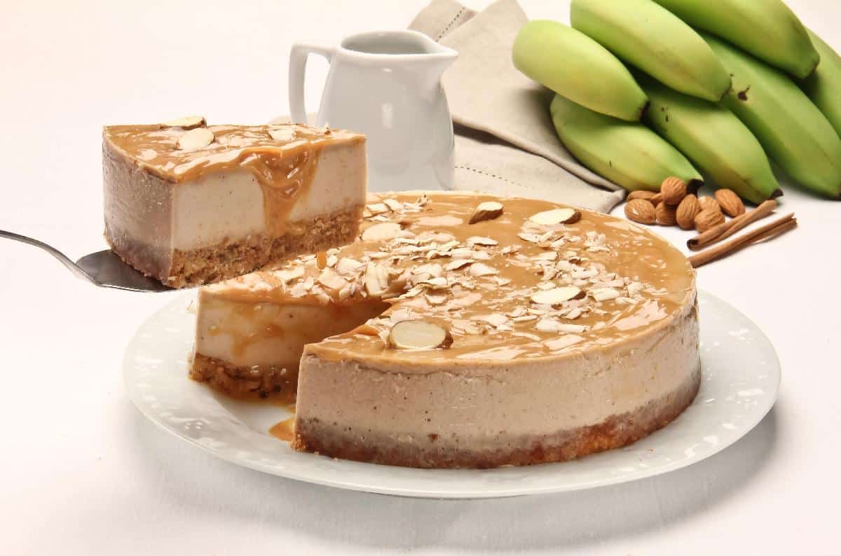 Receita de cheesecake de banana