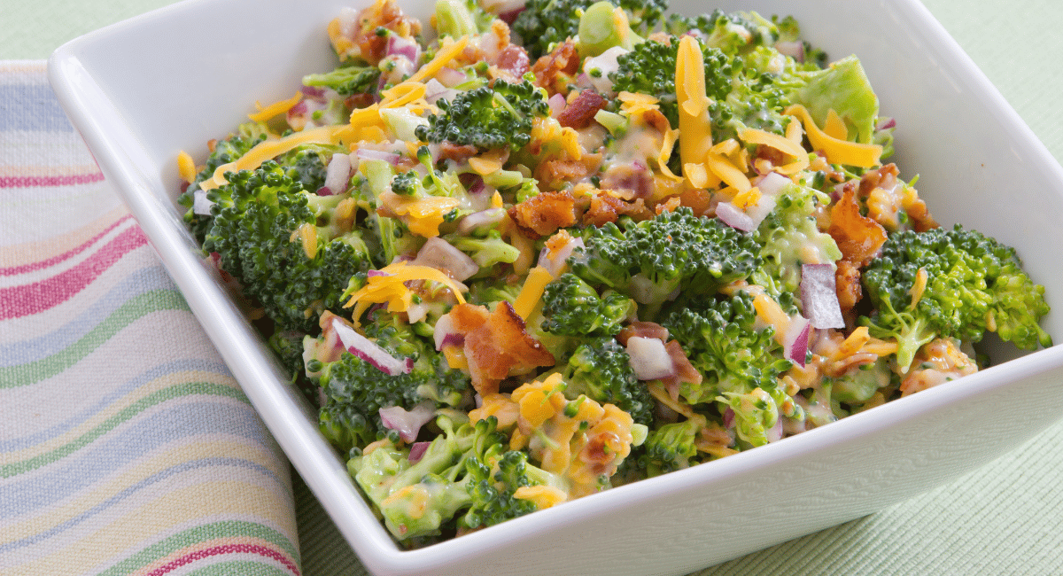 Broccoli Bacon Brussels Salad Recipe