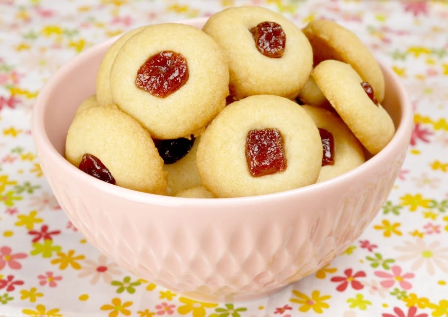 Biscoitinho amanteigado de goiabada