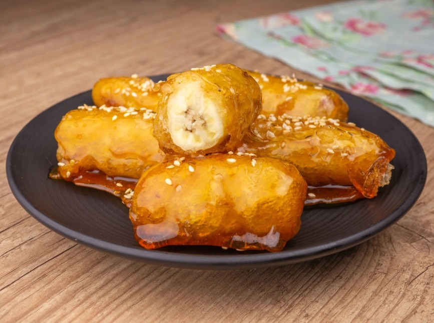 Receita de banana caramelada