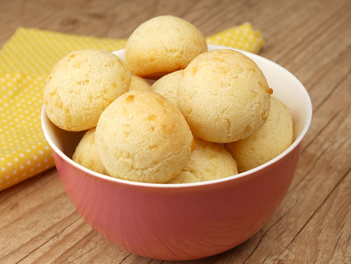 Receita de pão de queijo com 3 ingredientes