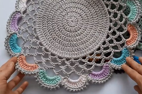 sous plat au crochet