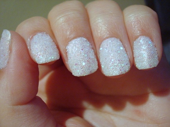 sugar decorated nails