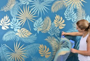 Decorating with Stencils - Inspirations and step-by-step instructions for doing it at home