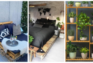 Decoration with pallet: furniture for living room, bedroom, balcony and garden