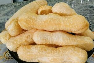 Biscoito de polvilho frito (bolinho frito de polvilho)