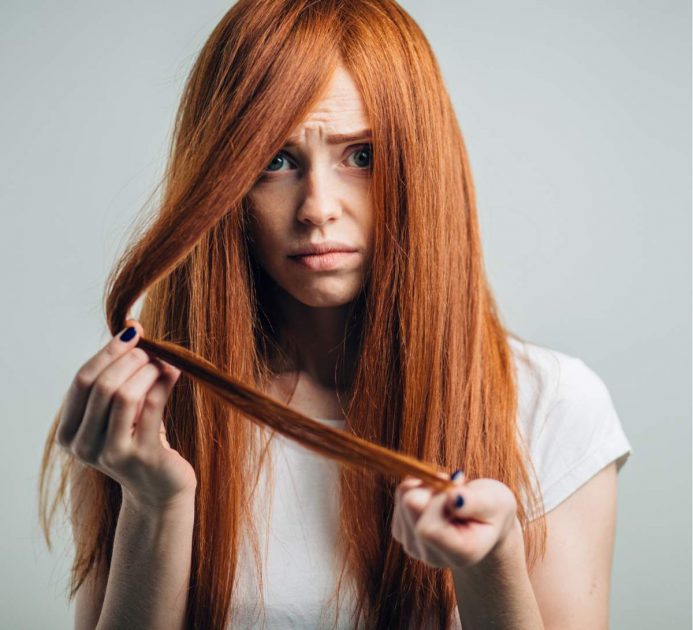 Homemade carrot-based hydration for red hair