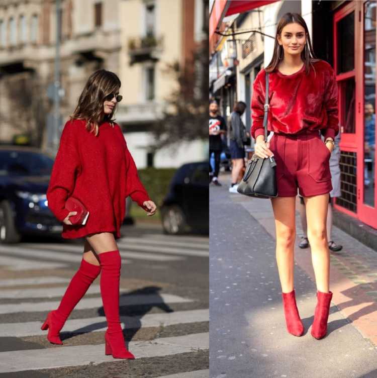 Find out how to wear red boots and rock the look