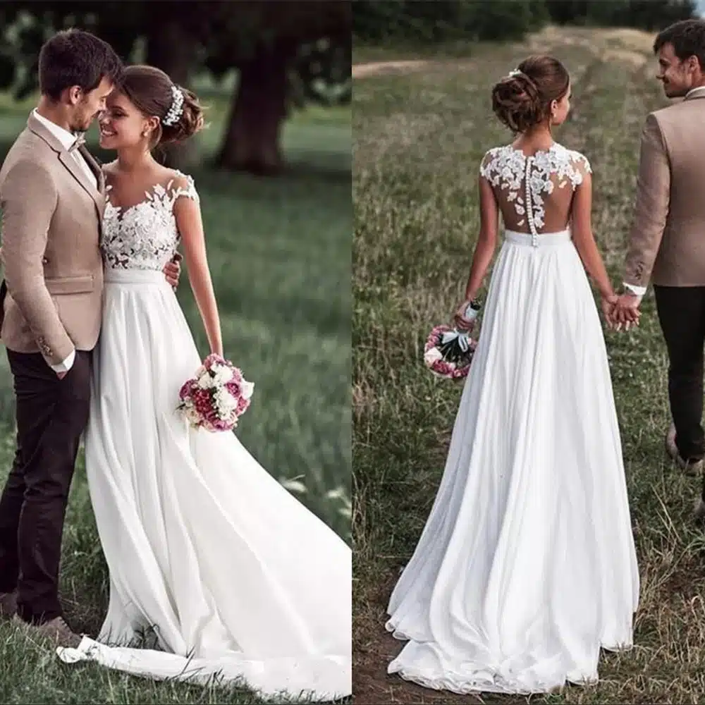 Weißes Hochzeitskleid: Ursprung der Tradition, ideales Kleid +30 Inspirationen