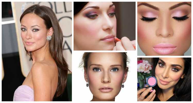 Learn how to use pink blush and avoid winter paleness