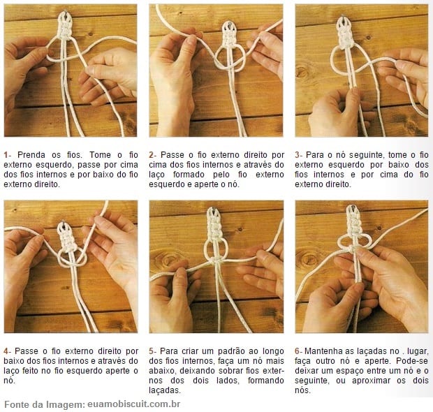 macramé step by step