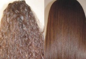 Natural straightening with cornstarch, milk and sugar