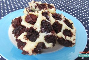 Receita de barrinha de leite Ninho e brownie