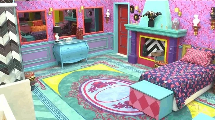 Chambre colorée de Big Brother Brasil 21