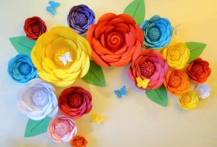 Flores de papel: Como fazer de forma simples