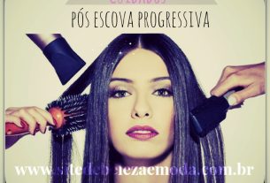 Cuidados pós escova progressiva